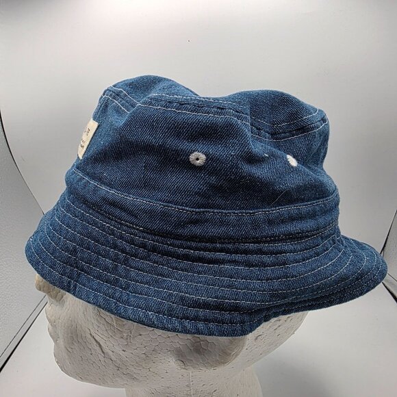 Urban Outfitters UO-76 Womens Denim Blue Bucket Hat Casual Retro Y2k Athleisure - Picture 2 of 8